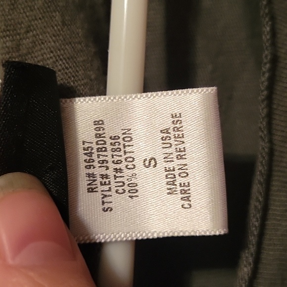 Long sleeved green brown and tan shirt size small juniors - Picture 3 of 4